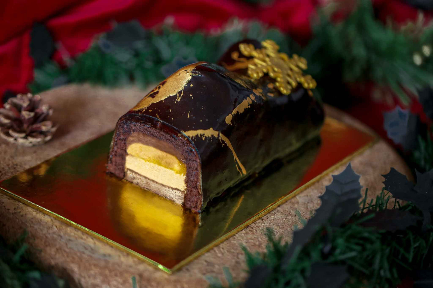 Christmas Log Cake